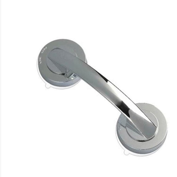 Powerful Suction Cup Glass Mirror Door Handle, Refrigerator Drawer Bathroom Suction Cup Wall handrail, Bathtub Shower Handle, Kitchen Drawer Cabinet Handle Suction Cup, Silver