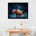 thumbnail image 2 of Orinice Pig Canvas Art Farmhouse Wall Decor, Pig Print Pig Wall Art Fine Art Canvas, Farm Animals Artwork Animal, Home Decor, Modern Art Print, Wall Art 16x12in, 2 of 6