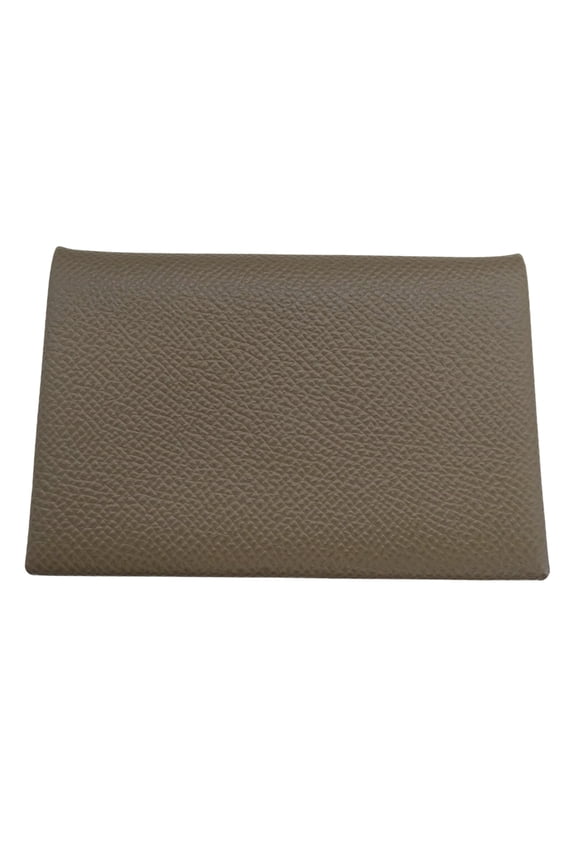 Pre-Owned Hermes HERMES Business Card Holder/Card Case Calvi Women's Men's Brand Veau Epsom...
