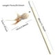 thumbnail image 2 of Juguete interactivo para gatos con plumas y palo de madera. Estimula los instintos naturales., 2 of 3