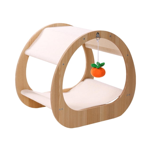 Cat Scratch Post Cat Climbing Frame Cat Furniture with Ball, Resting Cat House