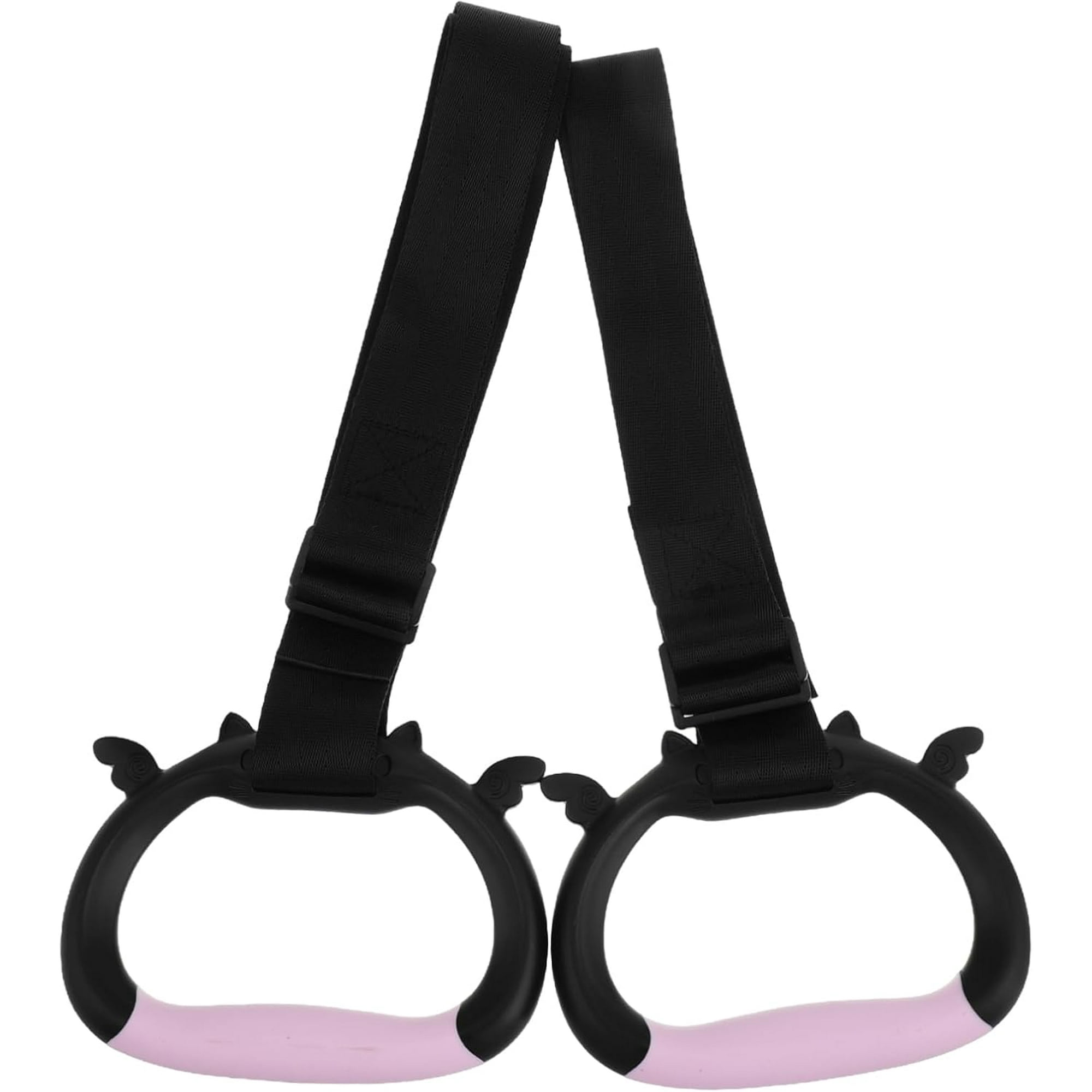 Gymnastics Rings for Home Use Adjustable Straps Gym Rings Indoor Pull Up Rings for Fitness and Strength Training