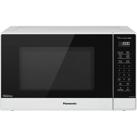 Panasonic - 1.2 Cu. Ft. 1200 Watt SN65KW Microwave with Inverter and Genius Sensor - White