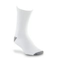 thumbnail image 2 of Harbor Bay by DXL Big and Tall Men's Continuous Comfort Crew Socks, White, Fits Sizes 13-16, Pack of 3, 2 of 3