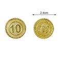 thumbnail image 1 of 30/60/120 Uds. Monedas de oro de plástico pirata caza del tesoro de pirata juguetes para niños accesorios temáticos de fiesta recuerdo de cumpleaños temático pirata（FV 10 30 Pcs, 1 of 5