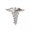 White, variant on Fashion Retro Angel Wings Men Badge Pin Snake Brooches Lapel Medal Decorat~H WY4-Gold