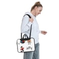 thumbnail image 5 of Lsque Sml Jeffy Pattern Laptop Bag – Portable & Slim Single-Shoulder Computer Case with Adjustable Strap, Protective, Lightweight for 13”/14”/15.6” Laptops, 5 of 7