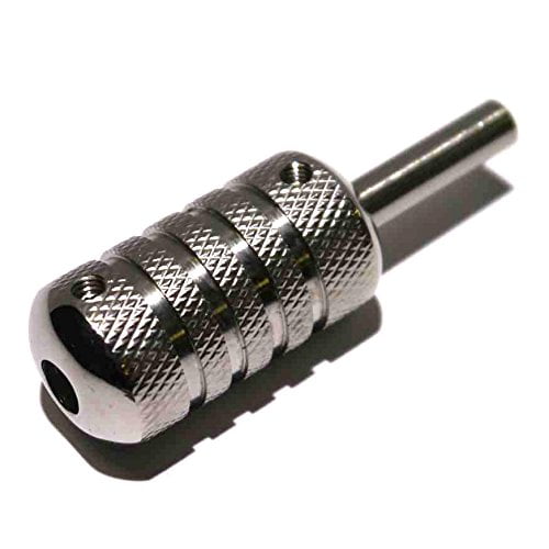 Hildbrandt Stainless Steel Tattoo Grip & Tube Grips Tubes Metal Back Stem Screw USA (Retro 1")