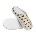 thumbnail image 3 of Disketp Pug Dog Face Women's Men's Slippers Plush Slip-On House Slipper for Winter Indoor Soft Cushion Non-slip Fluffy Slides Slippers-37/38, 3 of 7