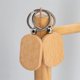 thumbnail image 5 of Etiqueta para llave de madera en blanco, llaveros de madera artesanales, grabado en madera en blanco, paquete de 20, 5 of 5