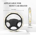 thumbnail image 3 of Balery Golf Icons And Golfer Fundas elásticas antideslizantes para volante, funda protectora universal para hombre y mujer, 15 pulgadas, accesorios para coche., 3 of 6