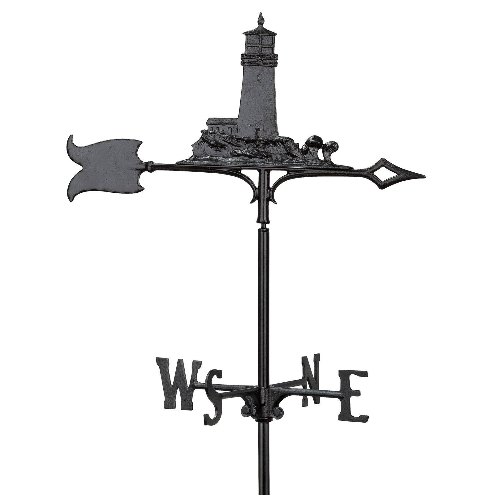 Nautical Collection 65355 30 Lighthouse Weathervane in Black - image 2 of 2