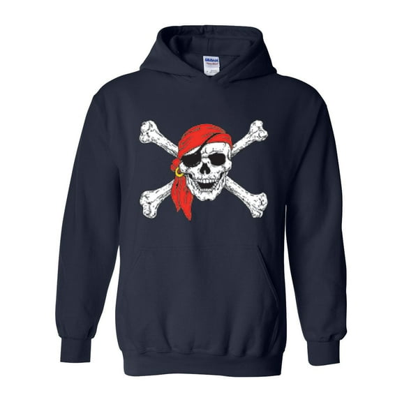 IWPF - Mens Sweatshirts and Hoodies, up to Size 5XL - Jolly Roger Skull & Crossbones