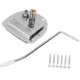 thumbnail image 3 of Juego de puente de trémolo para guitarra eléctrica con tornillo de reemplazo directo, puente de trémolo, conjunto de trémolo resistente para guitarra Plata, 3 of 8