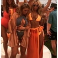 thumbnail image 5 of Robe Paréo Mini Jupe Portefeuille de Plage pour Femmes Bikini Transparent, 5 of 5