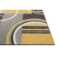 thumbnail image 5 of Well Woven Ruby Galaxy Waves Modern Geometric Gold 3'11" x 5'3" Area Rug, 5 of 7