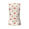 thumbnail image 5 of Sigee Flat Mushrooms for Women's Workout Tank Top,Running Tank Tops,Sleeveless Gym Clothes, 5 of 8