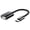 B, variant on Double Interfaces USB Cable Portable USB Adapter with Aluminum Housing Data Transfer Cable 150mm Length for Phones Tablets