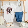 thumbnail image 3 of Popeye Ohio Buckeye State OH Cartoon Romper Boys or Girls Infant Baby Brisco Brands NB, 3 of 6