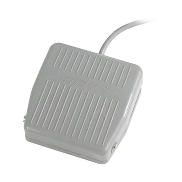 Pedal Interruptor de control de pie antideslizante con cable Interruptor de pie para talleres de soldadura de textil Aplicaciones amplias Cable de 2m DYNWAVEMX Interruptor de pedal