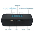 thumbnail image 2 of Totola Altavoz Bluetooth inalámbrico con ranura para tarjeta AUX/USB/TF, altavoz estéreo portátil para exteriores con audio HD, graves mejorados, controlador dual, llamadas manos libres, radio FM para, 2 of 5