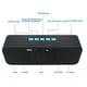 thumbnail image 2 of Totola Altavoz Bluetooth inalámbrico con ranura para tarjeta AUX/USB/TF, altavoz estéreo portátil para exteriores con audio HD, graves mejorados, controlador dual, llamadas manos libres, radio FM para, 2 of 5