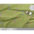 thumbnail image 3 of Soimoi Viscose Chiffon Fabric Leaves & Rose Floral Printed Craft Fabric by The Yard 42 Inch Wide, 3 of 3