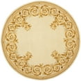 thumbnail image 3 of SAFAVIEH Naples Mladen Floral Bordered Wool Area Rug, Multi/Ivory, 5' x 8', 3 of 9