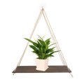 thumbnail image 2 of Decoración De Pared Sling Rack Maceta Estante De Almacenamiento Colgante De Pared Colgante De Madera Adornos Colgantes Speravity HA014356-00, 2 of 5