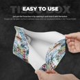 thumbnail image 3 of Fuzoiu Watercolor Sailboat Print Tissue Box Cover, PU Leather Tissue Holder,Decorative Facial Paper Organizer for Bathroom Living Room Bedroom Countertop Office Desk Car Home, 3 of 7