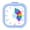 Blue, variant on Visual Timer for Kids, 60 Minute Time Digital Pomodoro Timer Countdown with Silent Pause Function for Classroom Kitchen Study Cooking Meetings ADHD Rainbow Pattern