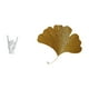 thumbnail image 1 of Escultura de gesto de piedra, hierro, hojas de ginkgo, señal de mano, estatua abstracta de , artesanía montada para apartamento, dormitorio, sala, 1 of 8