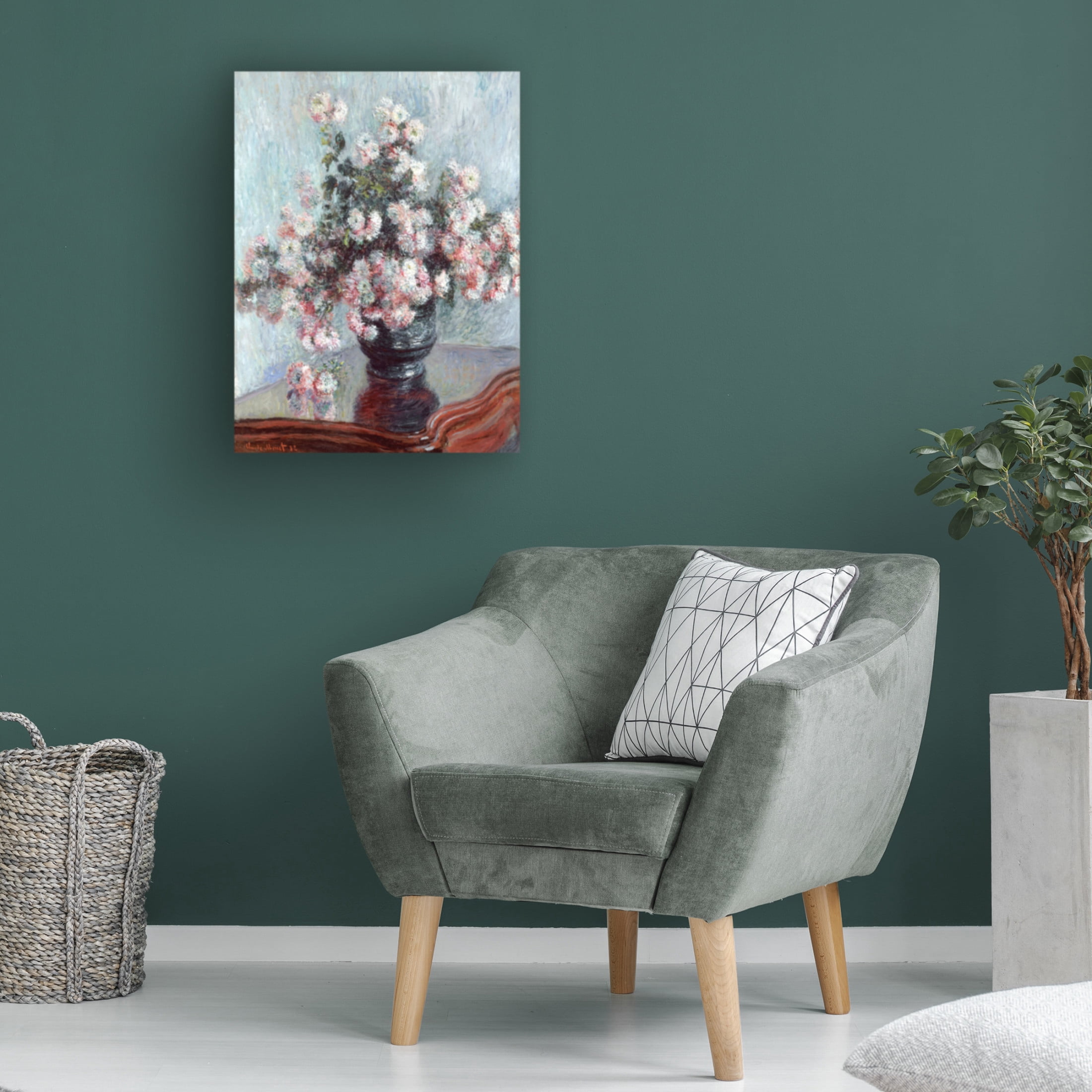Trademark Fine Art Pictufy Chrysanthemums Canvas Wall Art
