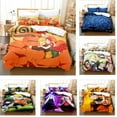thumbnail image 2 of Naruto Three-piece Set, Bedding Suit, 3D Printing, Soft Microfiber, Cartoon Duvet Cover, Bedroom Decoration-week, 2 of 3