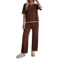 thumbnail image 1 of Pantalón de Punto de Corta, Traje Marrón Talla S, 1 of 7