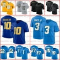 thumbnail image 2 of 10 Justin Herbert Jersey 3 Derwin James Jr 52 Khalil Mack Football Austin Ekeler 97 Joey Bosa JC Jackson Mike Williams Asante Quentin Johnston, 2 of 7