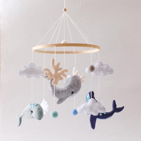 Baby Mobile for Crib Baby Crib Mobile for Boys Girls Baby Mobile for Bassinet Boho Nursery Mobile Nursery Decor Theme for Bedroom Hanging