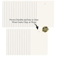 thumbnail image 7 of Vertical Blinds Replacement Slats Heavy Duty PVC Smooth Curved (off White) You Pick Size and Quantity (52.5 Inches) (34 Pack), 7 of 7
