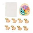 thumbnail image 4 of Bloque sensorial para niños,Bloques sensoriales de dinosaurios para niños,Tablero sensorial de madera con forma de dinosaurio para actividades inquietas,Juegos para padres e hijos que, 4 of 8