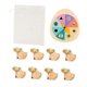 thumbnail image 4 of Bloque sensorial para niños,Bloques sensoriales de dinosaurios para niños,Tablero sensorial de madera con forma de dinosaurio para actividades inquietas,Juegos para padres e hijos que, 4 of 8