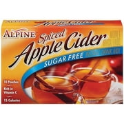 Alpine Spiced Apple Cider Sugar Free Instant Drink Mix 10 Ct (Pack of 12)