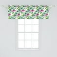 thumbnail image 2 of Ambesonne Watercolor Window Valance, Refresh Tropical Flowers, 42" x 18", Multicolor, 2 of 3