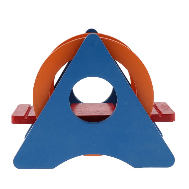 Colorful Triangle Swing Toys Wooden Funny Ladder Toy For Pet Hamster Gerbil Salvador Pet Hamster Juguetes de madera