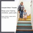 thumbnail image 4 of Arthome Paquete de 15 Alfombras Antideslizantes para Escalera,Peldaños de Escaleras,Tapete Alfombrilla Adhesivo para Escalones de Madera,Seguridad para Ancianos,Niños y Mascotas(, 4 of 7