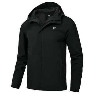 LEEy-world Light Winter Jackets For Men Men's Full-Zip Softshell