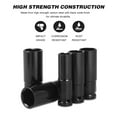 thumbnail image 2 of Amdohai 1/2Inch Drive Hex Impact Socket Set 10-Piece Deep Socket Metric Sizes 8-19mm Carbon Steel with Storage Box, 2 of 8