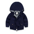 thumbnail image 3 of Godderr Kids Baby Boys Girls Hoodie down Jacket Coats,Fall Winter Thin Section Hooded Cardigan Jacket Tops for 3-10 Years Old, 3 of 5