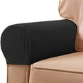thumbnail image 4 of JWshufel Elastic Sofa Armrest Protective Pack Non Slip Plaid Pattern Universal Suit for All Seasons Easy to Clean and Long Lasting Polyester for Home Hotel Office Use, 4 of 6