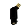 thumbnail image 1 of WAC Lighting SK14-BK Sloped Ceiling Adapter for Suspension Kit Track Accessories, 1 Pack, Black, 1 of 4