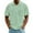 #Green, variant on DPTALR Men's Casual Short Sleeve Quarter-Zip Shirt,Solid Color,Lapel Collar,Chest Pocket,Khaki,XXL
